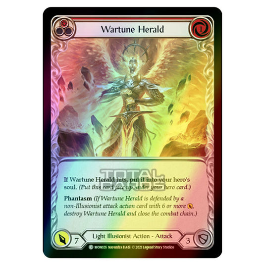 Flesh & Blood - Monarch - Wartune Herald (Common) MON026 (Rainbow Foil)