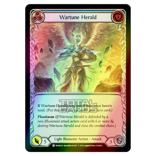 Flesh & Blood - Monarch - Wartune Herald (Common) MON028 (Rainbow Foil)