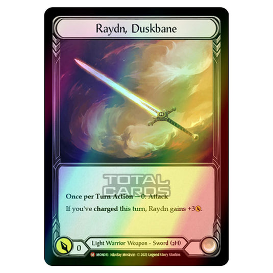 Flesh & Blood - Monarch - Raydn, Duskbane (Majestic) MON031 (Cold Foil)