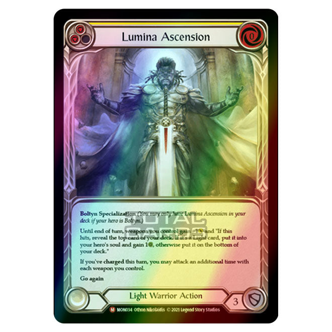 Flesh & Blood - Monarch - Lumina Ascension (Majestic) MON034 (Rainbow Flesh & Blood - Monarch - Lumina Ascension (Majestic) MON034 (Rainbow