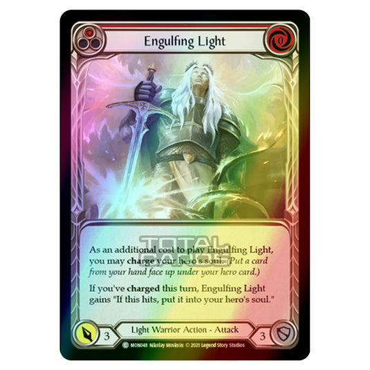 Flesh & Blood - Monarch - Engulfing Light (Common) MON048 (Rainbow Foil)