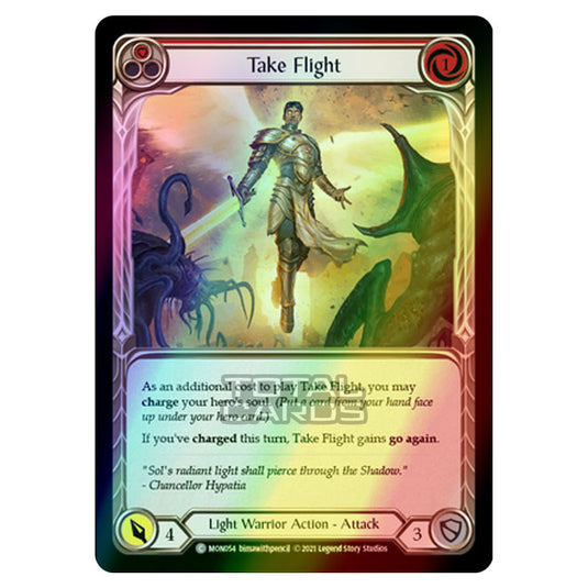 Flesh & Blood - Monarch - Take Flight (Common) MON054 (Rainbow Foil)