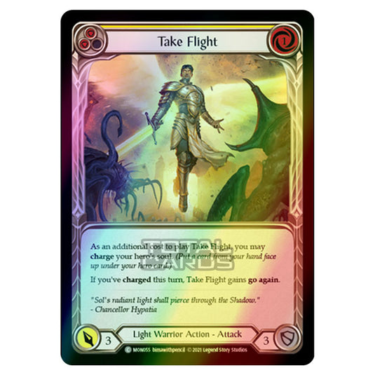 Flesh & Blood - Monarch - Take Flight (Common) MON055 (Rainbow Foil)