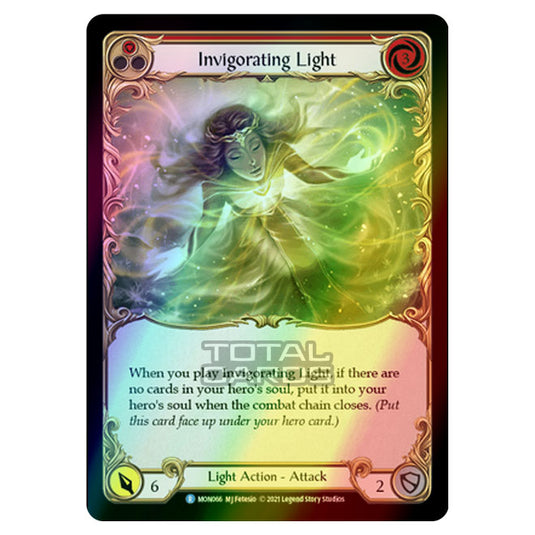 Flesh & Blood - Monarch - Invigorating Light (Rare) MON066 (Rainbow Foil)