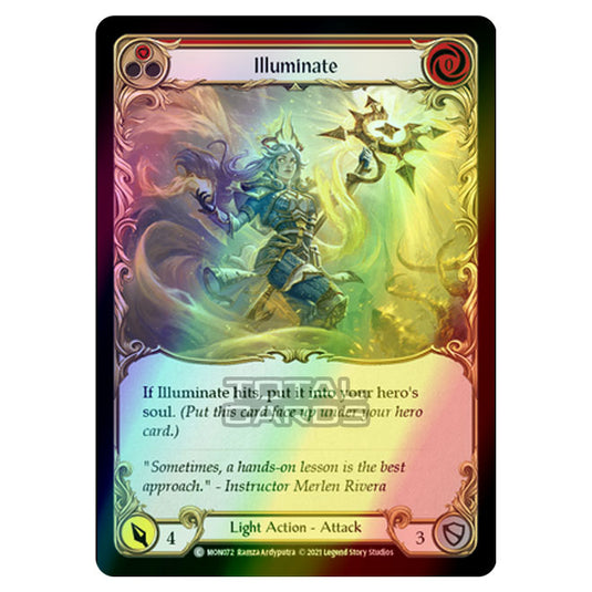 Flesh & Blood - Monarch - Illuminate (Common) MON072 (Rainbow Foil)