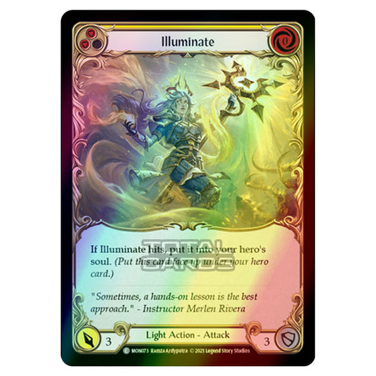 Flesh & Blood - Monarch - Illuminate (Common) MON073 (Rainbow Foil)