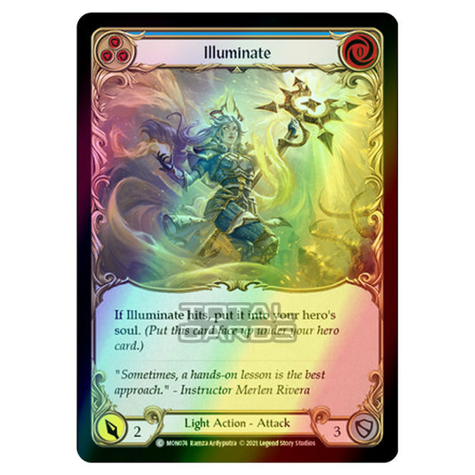 Flesh & Blood - Monarch - Illuminate (Common) MON074 (Rainbow Foil)