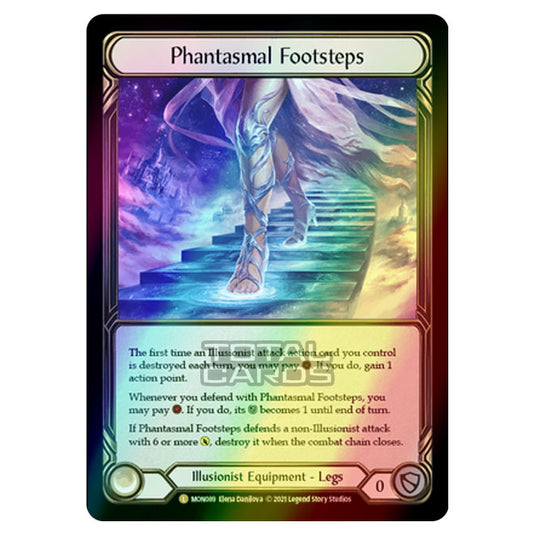 Flesh & Blood - Monarch - Phantasmal Footsteps (Legendary) MON089 (Cold Foil)