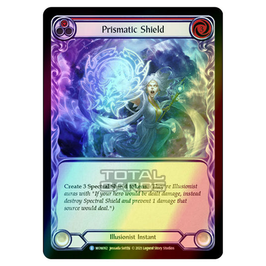 Flesh & Blood - Monarch - Prismatic Shield (Rare) MON092 (Rainbow Foil)