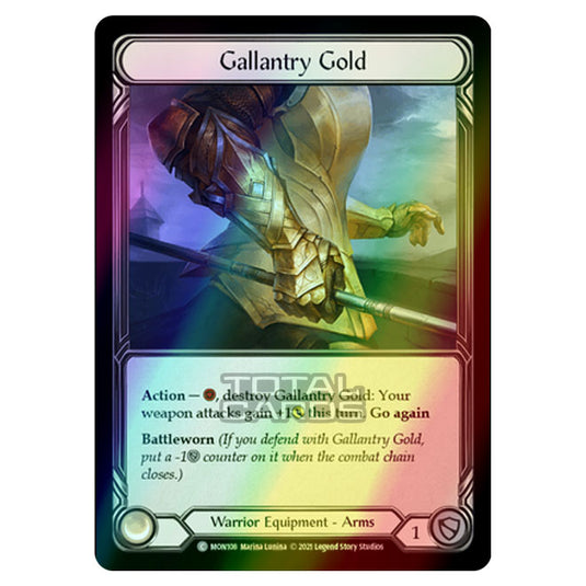 Flesh & Blood - Monarch - Gallantry Gold (Common) MON108 (Cold Foil)