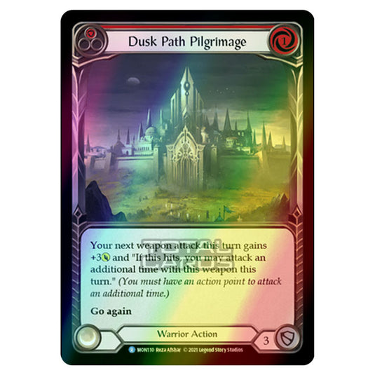 Flesh & Blood - Monarch - Dusk Path Pilgrimage (Rare) MON110 (Rainbow Foil)