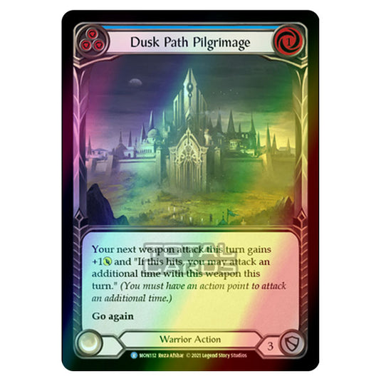 Flesh & Blood - Monarch - Dusk Path Pilgrimage (Rare) MON112 (Rainbow Foil)