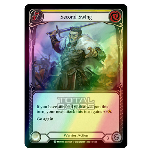 Flesh & Blood - Monarch - Second Swing (Common) MON117 (Rainbow Foil)