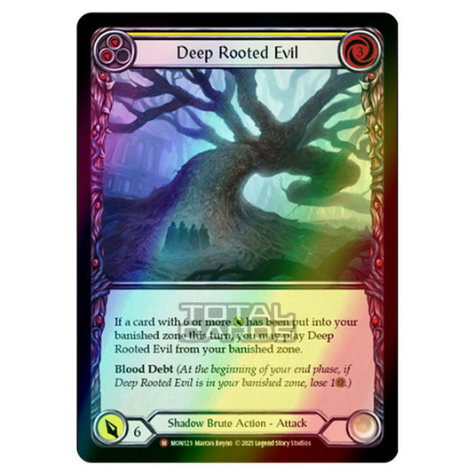 Flesh & Blood - Monarch - Deep Rooted Evil (Majestic) MON123 (Rainbow Foil)