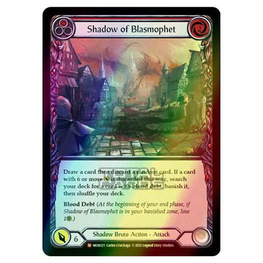 Flesh & Blood - Monarch - Shadow of Blasmophet (Majestic) MON125 (Rainbow Foil)