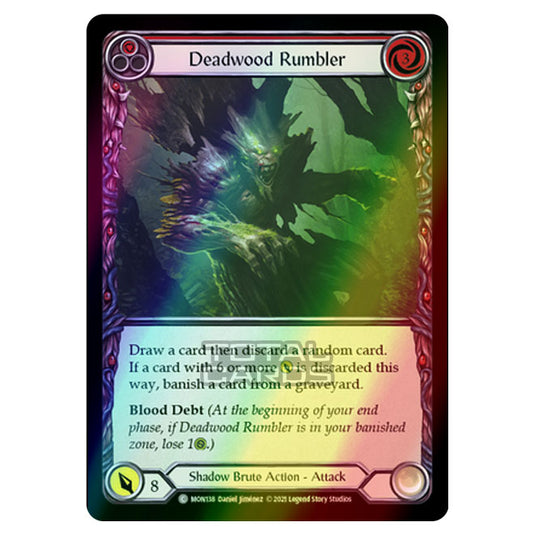 Flesh & Blood - Monarch - Deadwood Rumbler (Common) MON138 (Rainbow Foil)