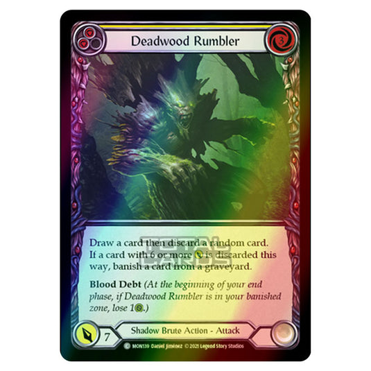 Flesh & Blood - Monarch - Deadwood Rumbler (Common) MON139 (Rainbow Foil)