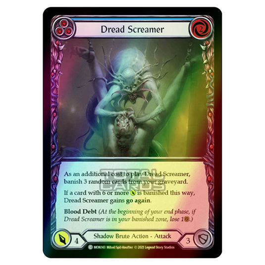 Flesh & Blood - Monarch - Dread Screamer (Common) MON143 (Rainbow Foil)