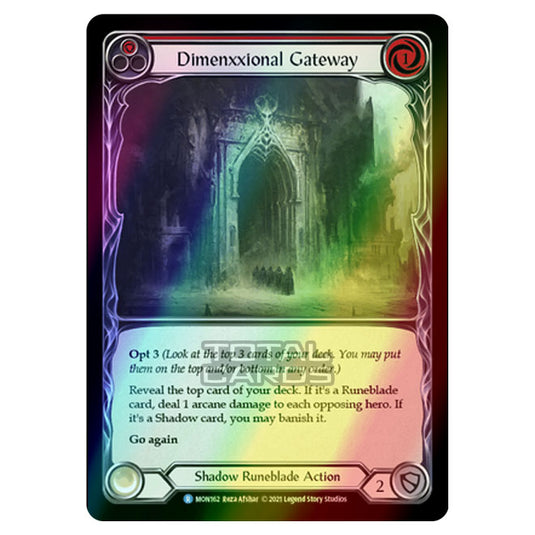 Flesh & Blood - Monarch - Dimenxxional Gateway (Rare) MON162 (Rainbow Foil)