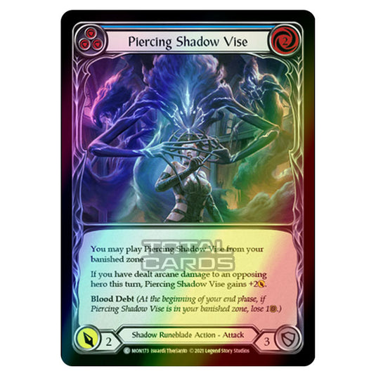 Flesh & Blood - Monarch - Piercing Shadow Vise (Common) MON173 (Rainbow Foil)