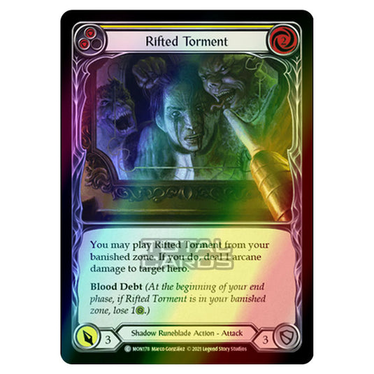 Flesh & Blood - Monarch - Rifted Torment (Common) MON178 (Rainbow Foil)