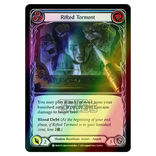 Flesh & Blood - Monarch - Rifted Torment (Common) MON179 (Rainbow Foil)