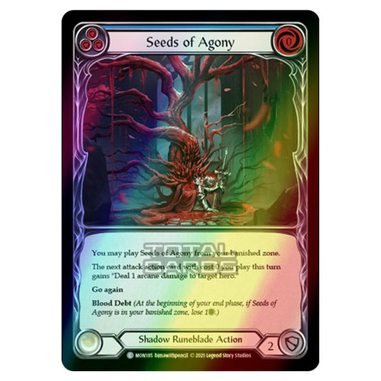 Flesh & Blood - Monarch - Seeds of Agony (Common) MON185 (Rainbow Foil)