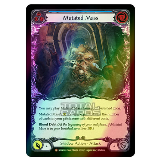 Flesh & Blood - Monarch - Mutated Mass (Majestic) MON191 (Rainbow Foil)