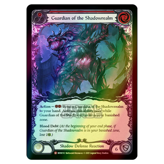 Flesh & Blood - Monarch - Guardian of the Shadowrealm (Majestic) MON192 (Rainbow Foil)