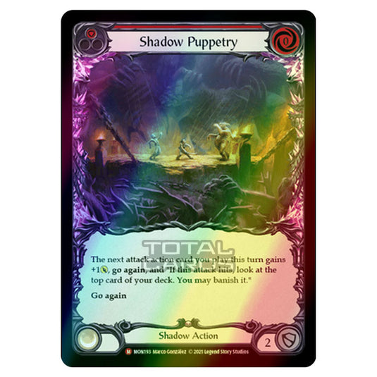 Flesh & Blood - Monarch - Shadow Puppetry (Majestic) MON193 (Rainbow Foil)