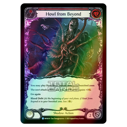 Flesh & Blood - Monarch - Howl from Beyond (Rare) MON200 (Rainbow Foil)