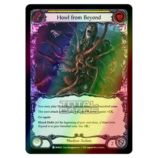 Flesh & Blood - Monarch - Howl from Beyond (Rare) MON201 (Rainbow Foil)