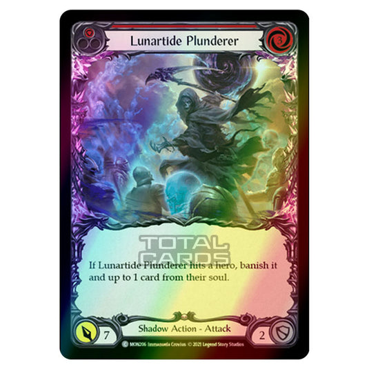 Flesh & Blood - Monarch - Lunartide Plunderer (Common) MON206 (Rainbow Foil)