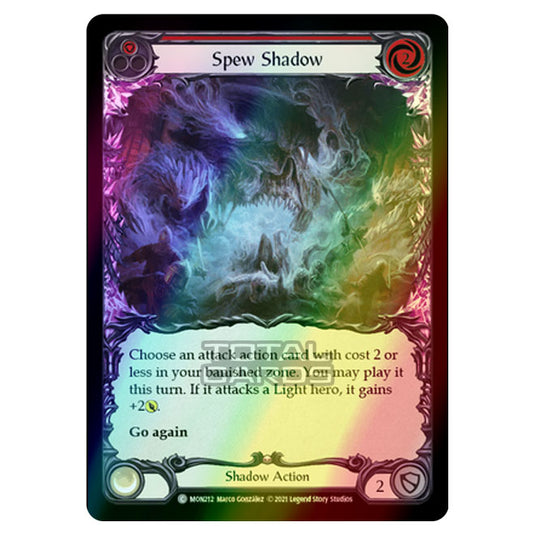 Flesh & Blood - Monarch - Spew Shadow (Common) MON212 (Rainbow Foil)