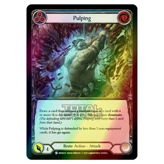 Flesh & Blood - Monarch - Pulping (Rare) MON225 (Rainbow Foil)