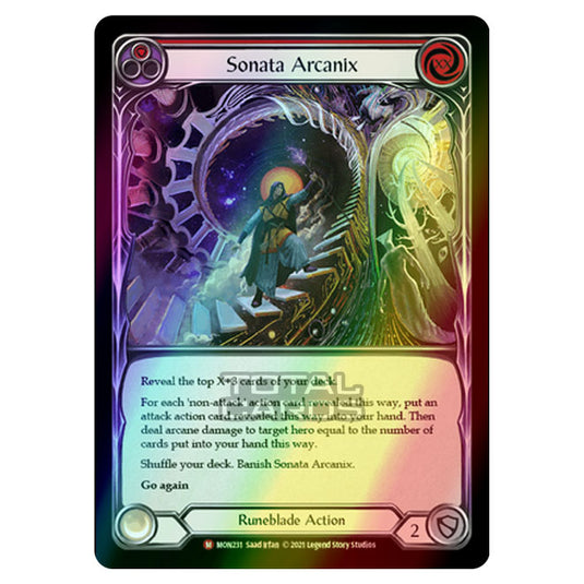 Flesh & Blood - Monarch - Sonata Arcanix (Majestic) MON231 (Rainbow Foil)