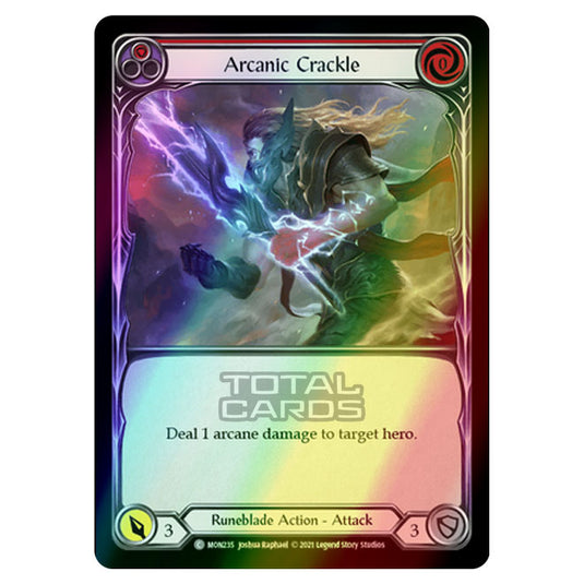 Flesh & Blood - Monarch - Arcanic Crackle (Common) MON235 (Rainbow Foil)