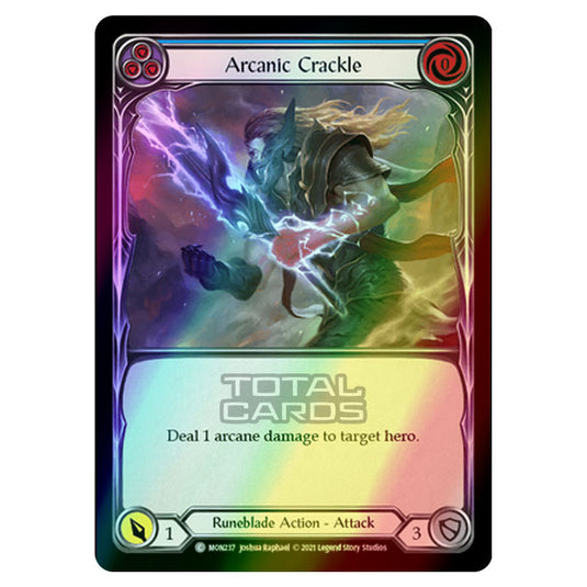 Flesh & Blood - Monarch - Arcanic Crackle (Common) MON237 (Rainbow Foil)