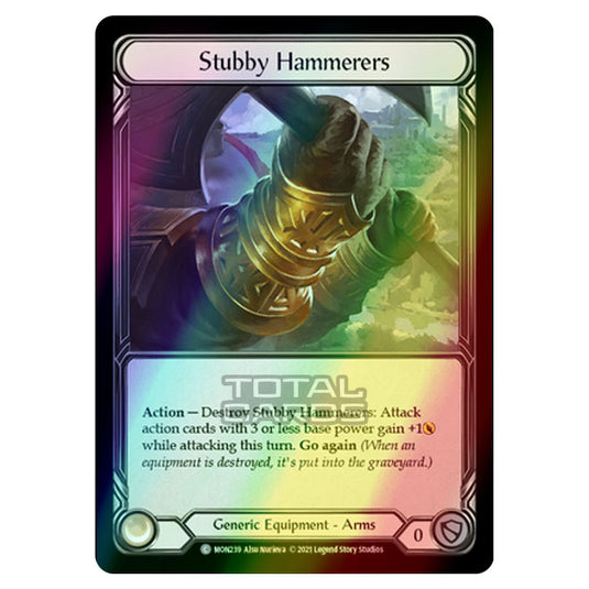 Flesh & Blood - Monarch - Stubby Hammerers (Common) MON239 (Cold Foil)