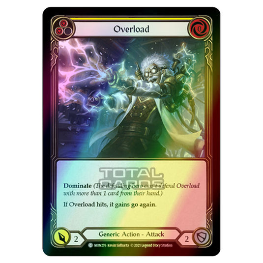 Flesh & Blood - Monarch - Overload (Common) MON276 (Rainbow Foil)