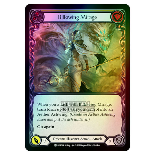 Flesh & Blood - Uprising - Billowing Mirage (Yellow) (Rainbow Foil) (Common) UPR019R