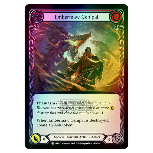 Flesh & Blood - Uprising - Embermaw Cenipai (Red) (Rainbow Foil) (Common) UPR027R