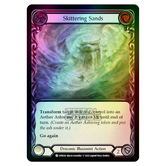 Flesh & Blood - Uprising - Skittering Sands (Red) (Rainbow Foil) (Common) UPR036R