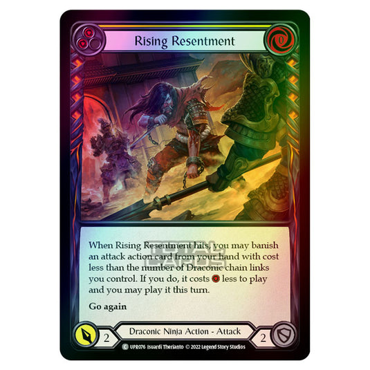 Flesh & Blood - Uprising - Rising Resentment (Yellow) (Rainbow Foil) (Common) UPR076R