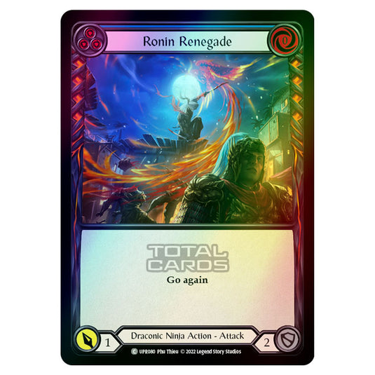 Flesh & Blood - Uprising - Ronin Renegade (Blue) (Rainbow Foil) (Common) UPR080R