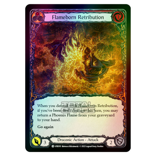 Flesh & Blood - Uprising - Flameborn Retribution (Rainbow Foil) (Common) UPR095R