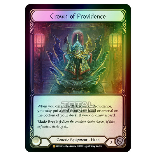 Flesh & Blood - Uprising - Crown Of Providence (Cold Foil) (Legendary) UPR182C