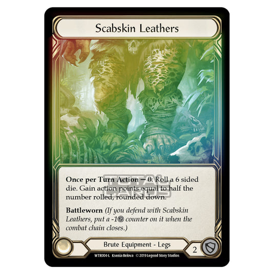 Flesh & Blood - Welcome to Rathe - Scabskin Leathers (Legendary) - WTR004 (Rainbow Foil)