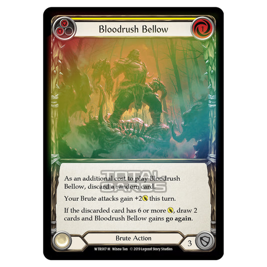 Flesh & Blood - Welcome to Rathe - Bloodrush Bellow (Majestic) - WTR007 (Rainbow Foil)