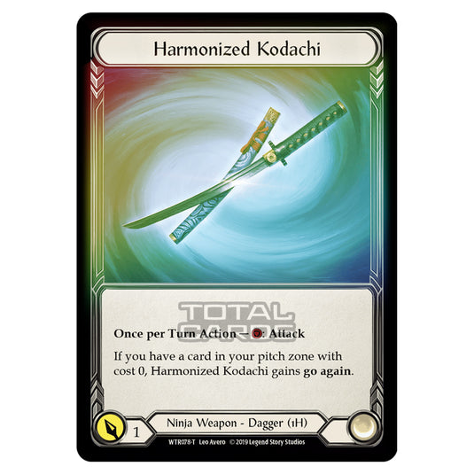 Flesh & Blood - Welcome to Rathe - Harmonized Kodachi (Token) - WTR078 (Rainbow Foil)